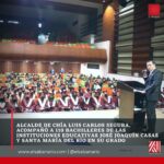 Alcalde de Chía acompaña emotiva ceremonia de graduación de 110 bachilleres